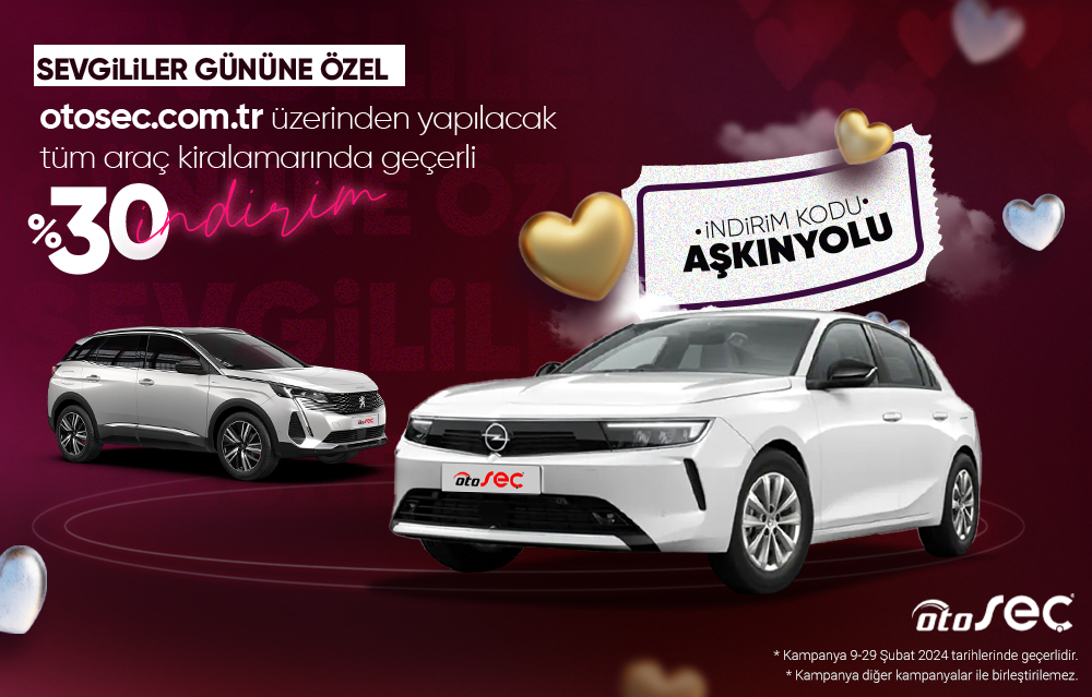Sevgililer Günü'ne Özel: Aşk Dolu Yolculuklar Başlıyor!