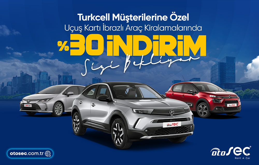 Turkcell’lilere Özel! %30 Uçuş Kartı İndirim Fırsatı!